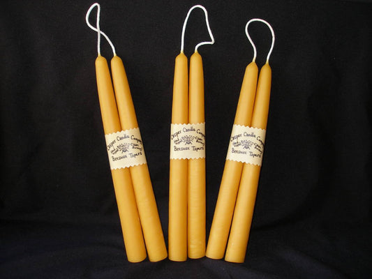 Dipped Taper Pair-Bees Wax Candles