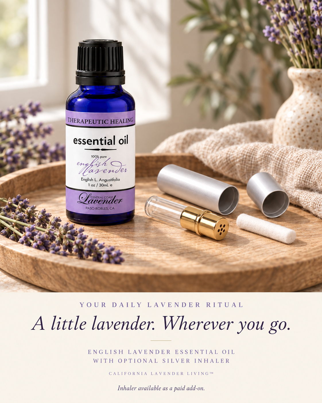 Lavender Aromatherapy Inhaler