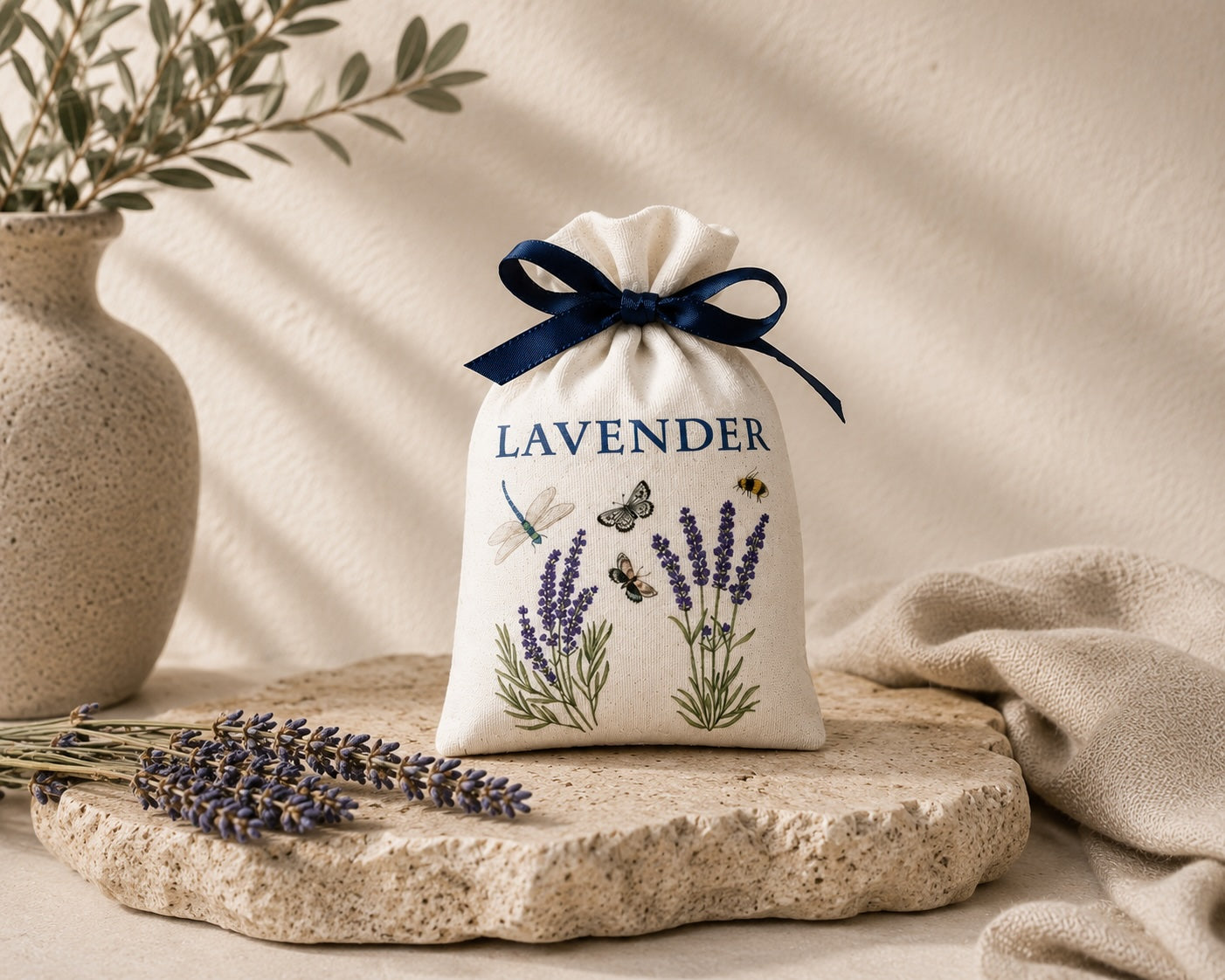 Lavender Drawer Sachet 13-479 Lavender Sprigs