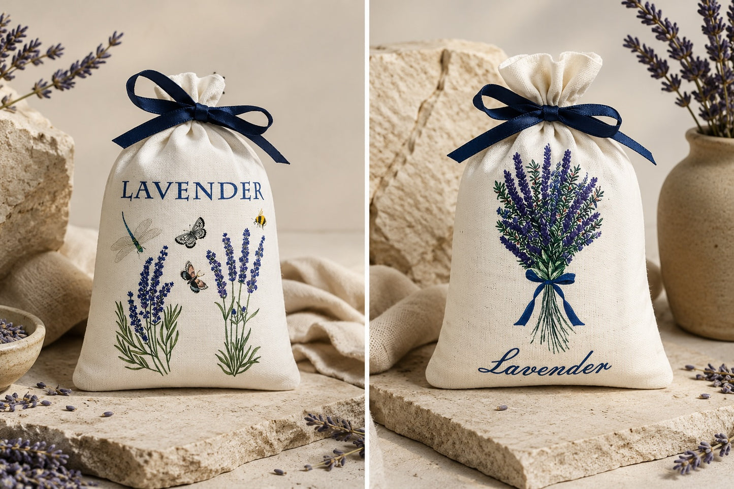 Lavender Sachet-Hand-Painted