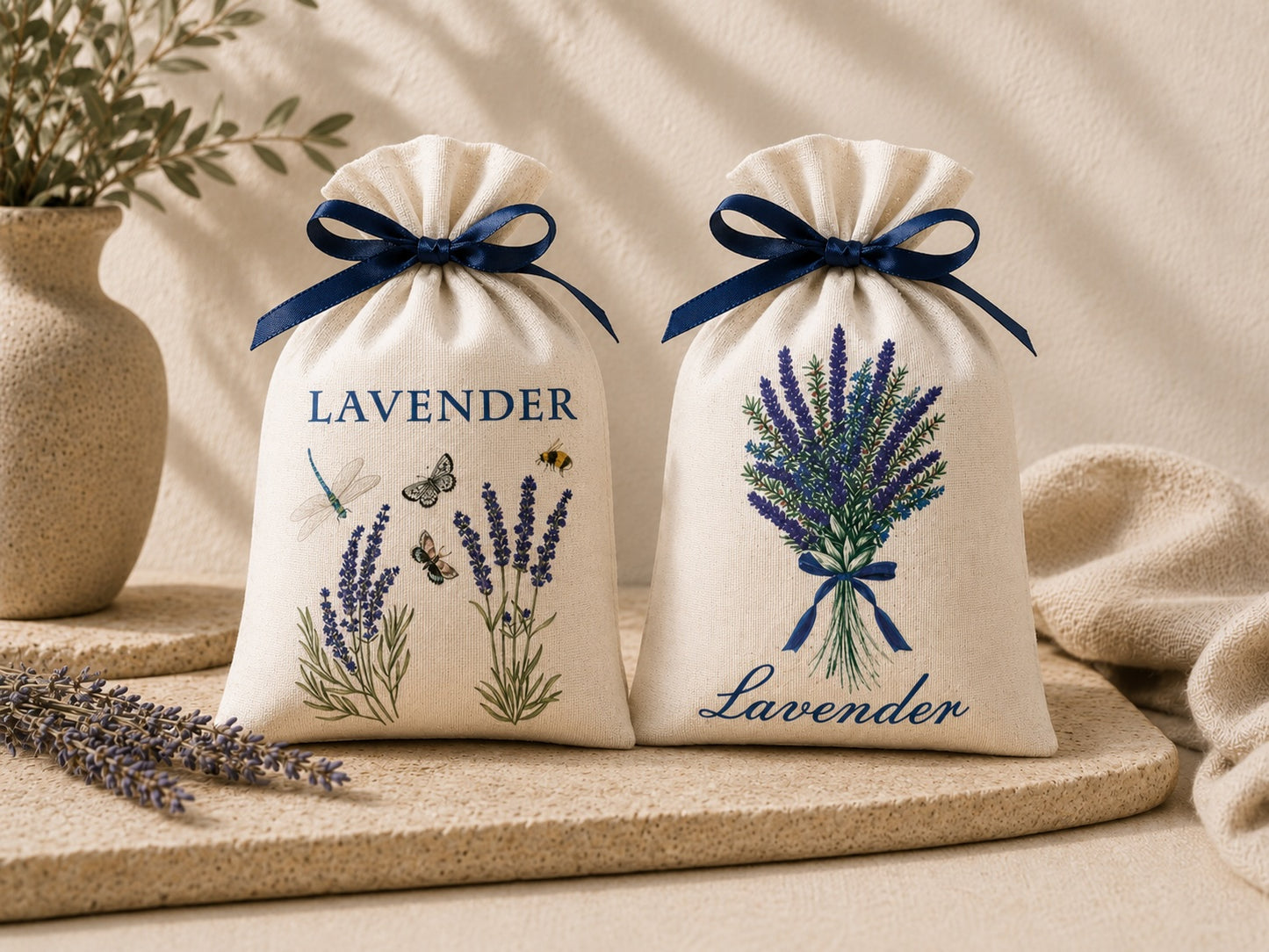 Lavender Drawer Sachet 13-479 Lavender Sprigs