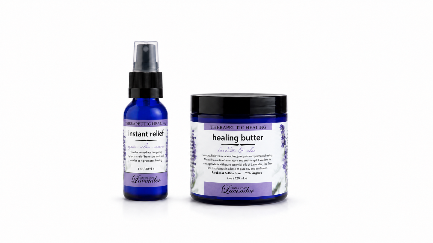 Healing Butter & Instant Relief duo