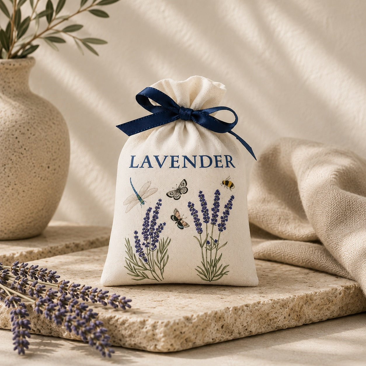Lavender Drawer Sachet 13-479 Lavender Sprigs